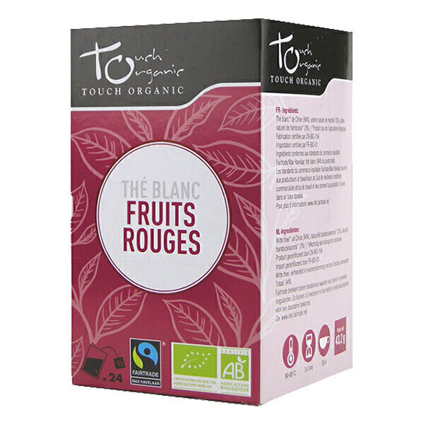Touch Organic Witte thee met rood fruit bio 24*1,8g - 1725